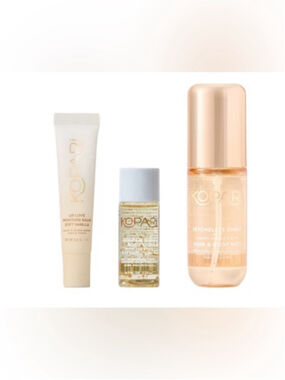 Kopari Sunkissed Vanilla Body & Lip Kit Hair Mist Body Oil Lip Balm Set New
